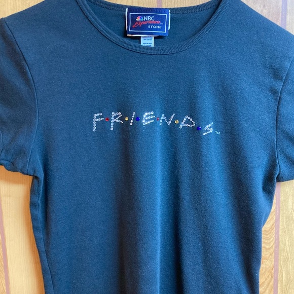 Official Friends Women’s Tee Shirt from NBC Store Colourful Sequence Letters - Picture 2 of 6